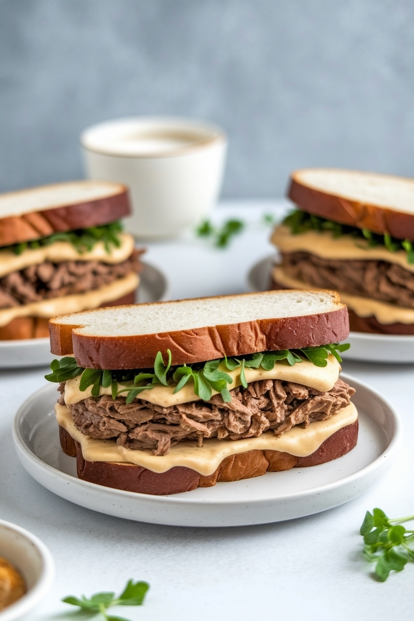 crockpot philly cheesesteak recipe sandwiches