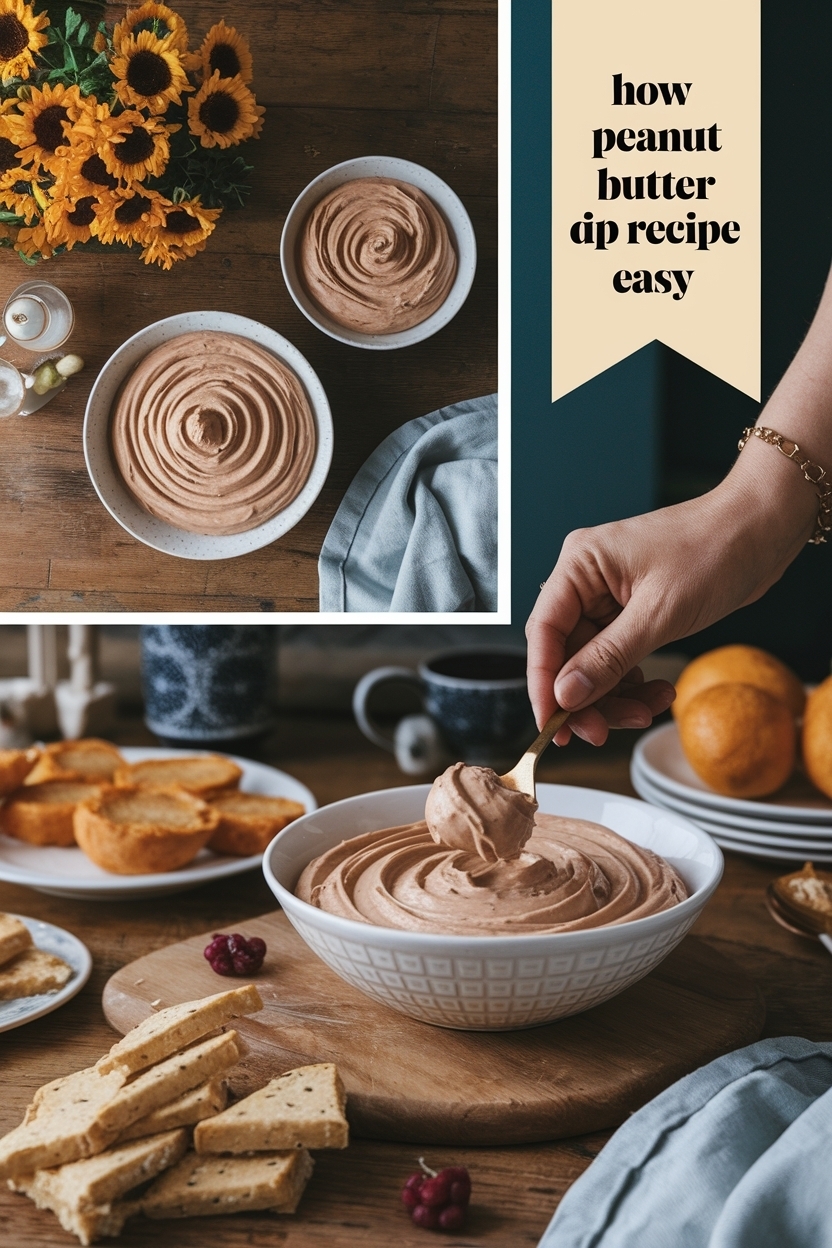 peanut butter fluff dip recipe easy