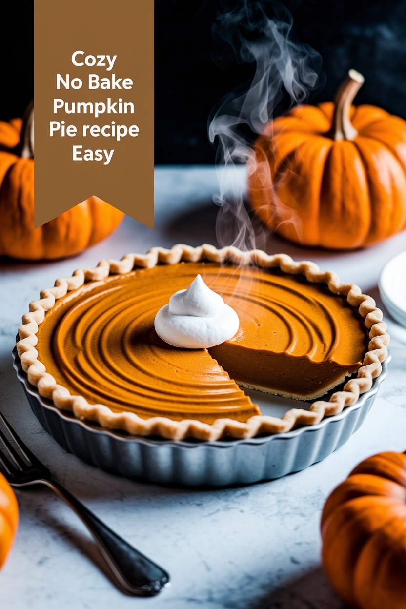 no bake pumpkin pie recipe easy