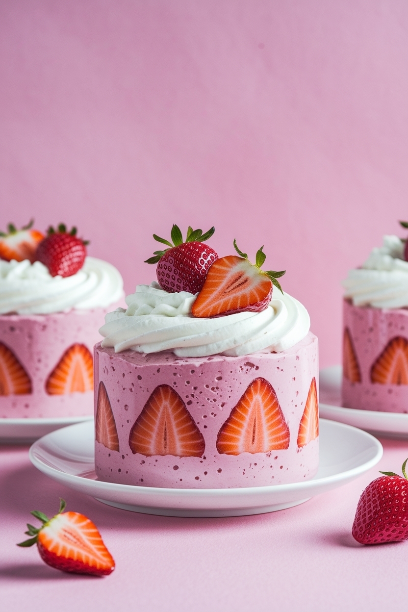 frozen strawberry dessert recipe easy summer