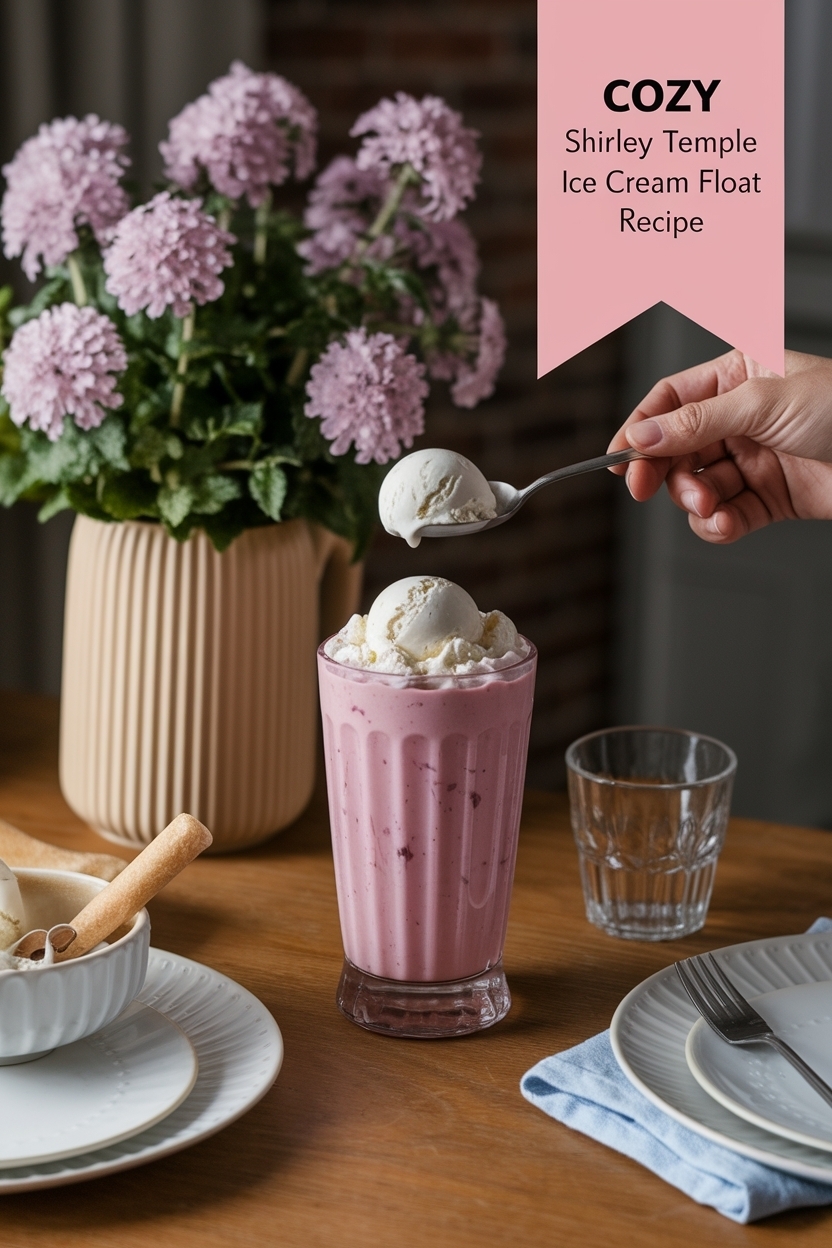 shirley temple ice cream float recipe