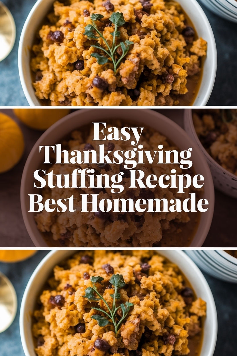 thanksgiving stuffing recipe best homemade