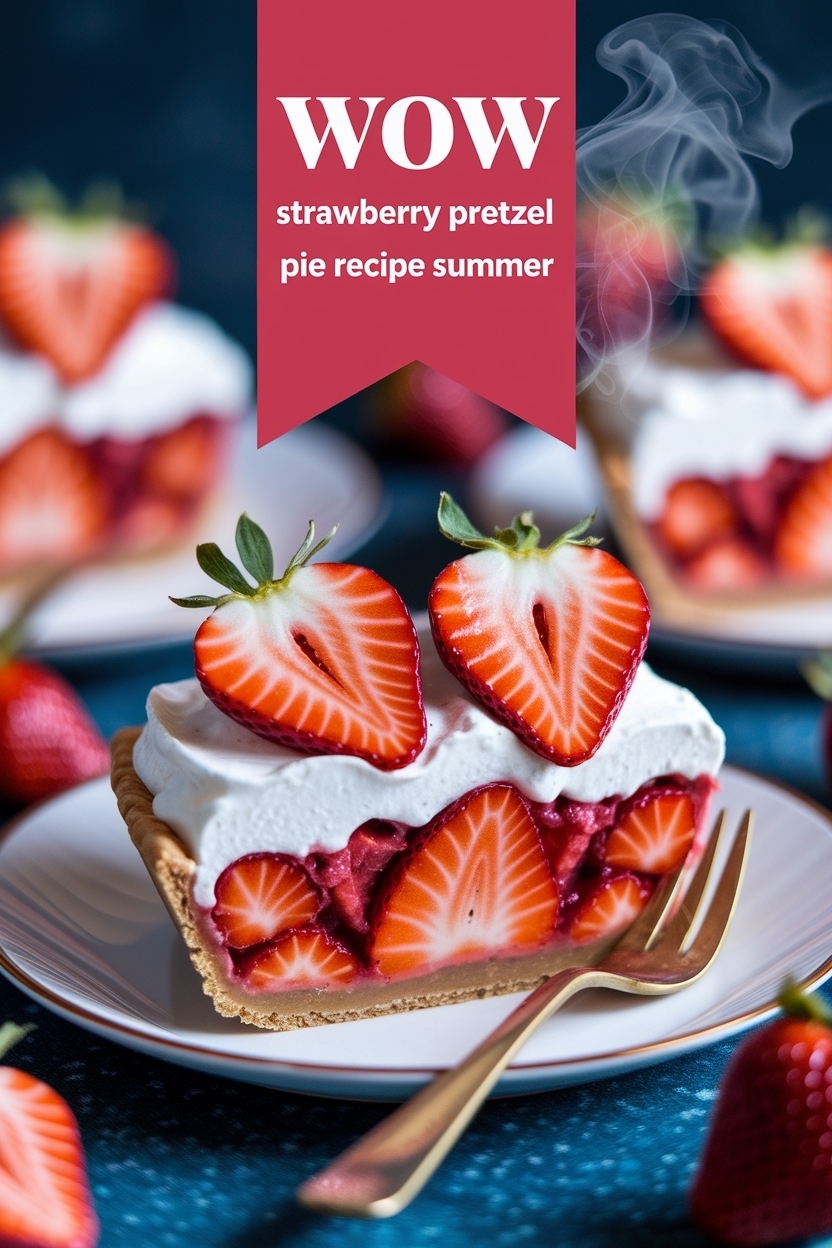 strawberry pretzel pie recipe summer