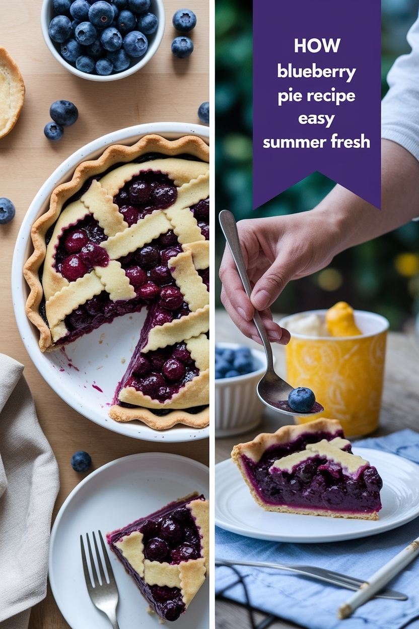 blueberry pie recipe easy summer fresh