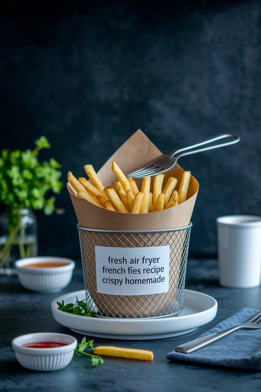air fryer french fries recipe crispy homemade