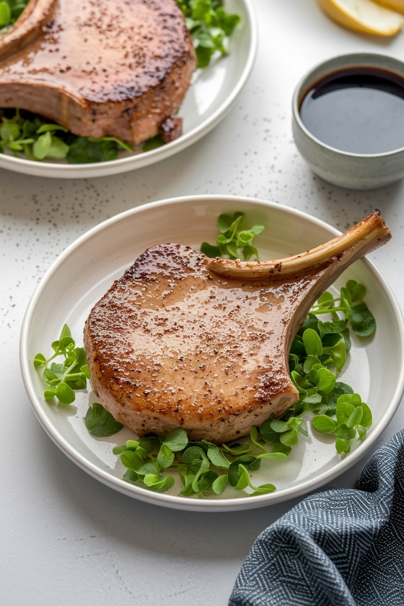 air fryer pork chops recipe bone in