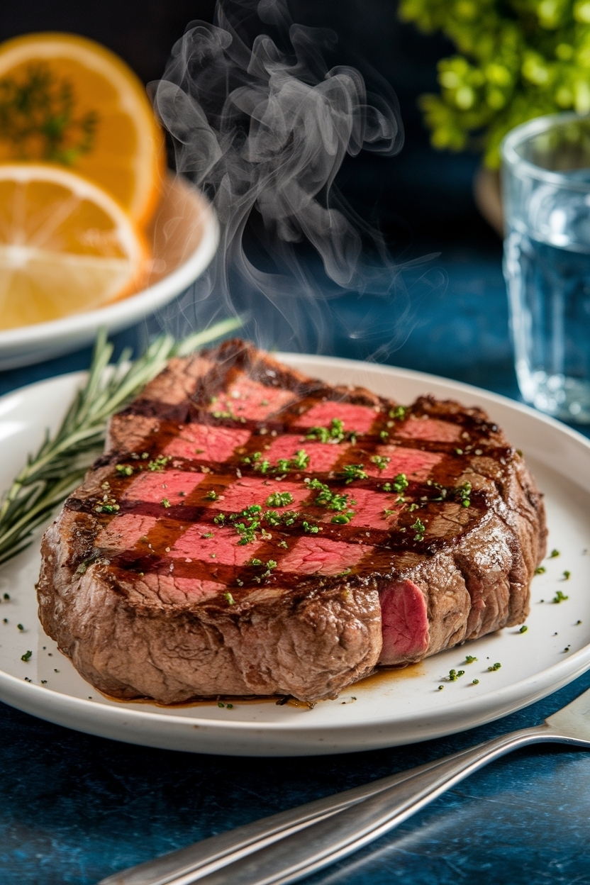 air fryer steak recipe ribeye juicy