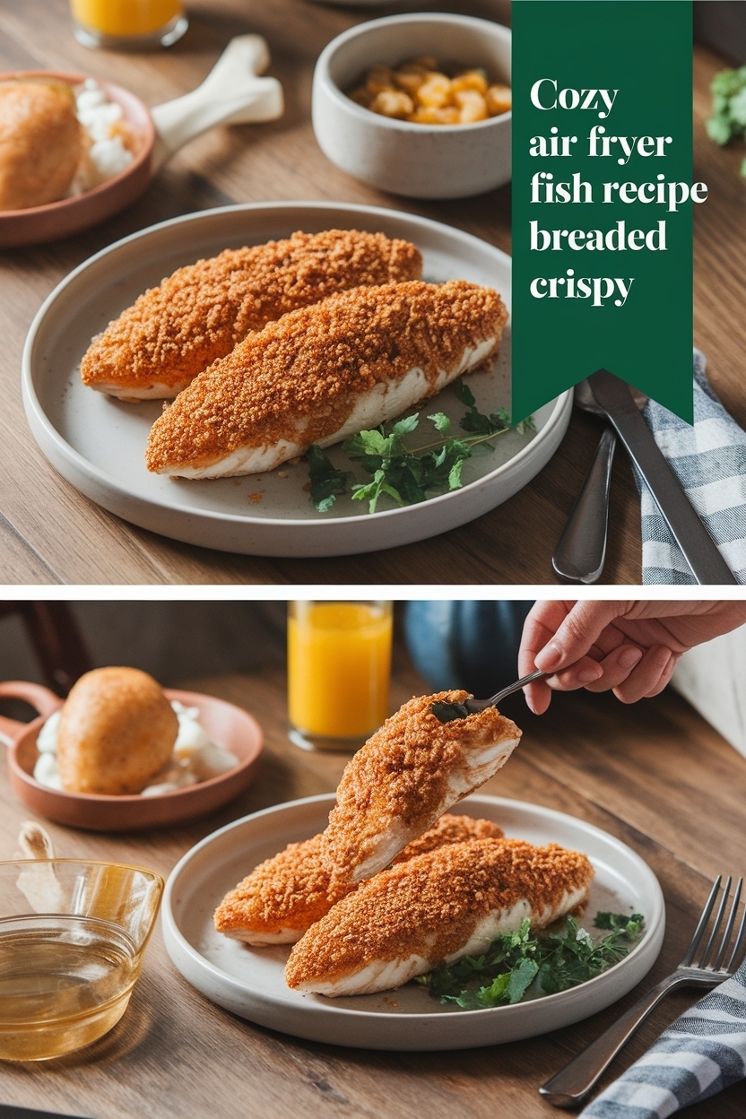 air fryer fish recipe breaded crispy