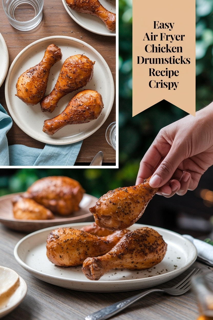 air fryer chicken drumsticks recipe crispy
