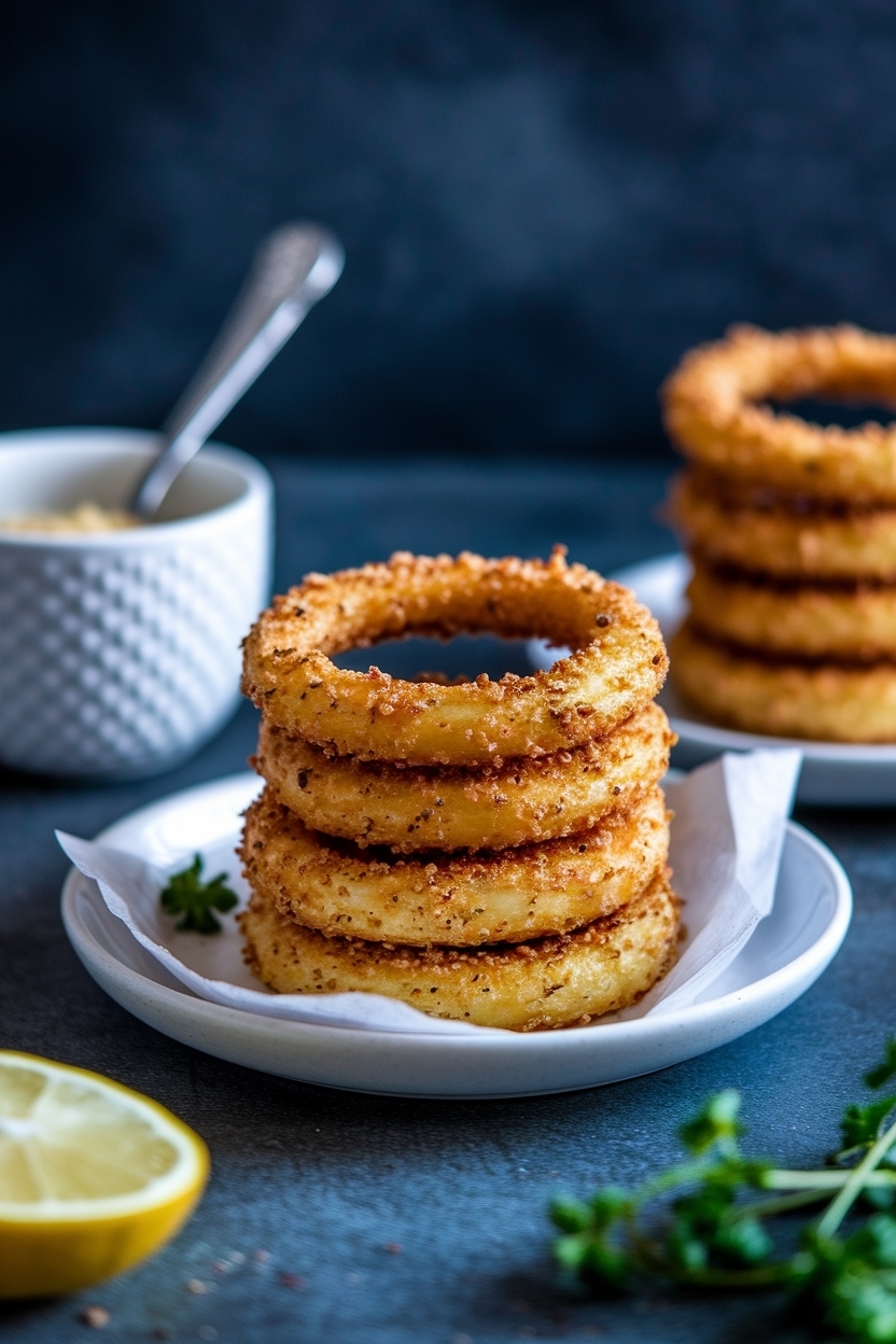 air fryer onion rings recipe crispy