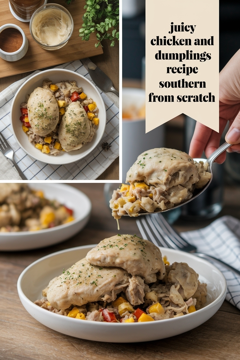 chicken and dumplings recipe southern from scratch