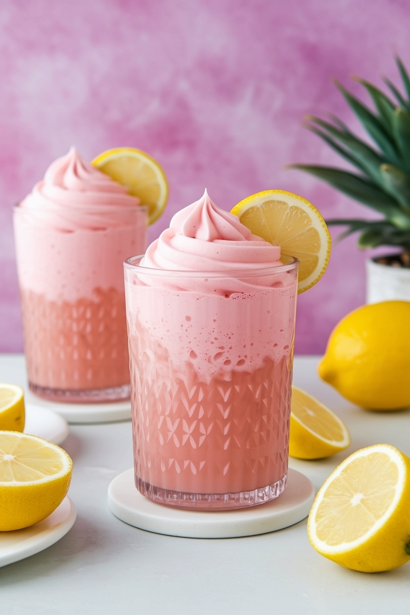 pink lemonade sherbet punch non alcoholic
