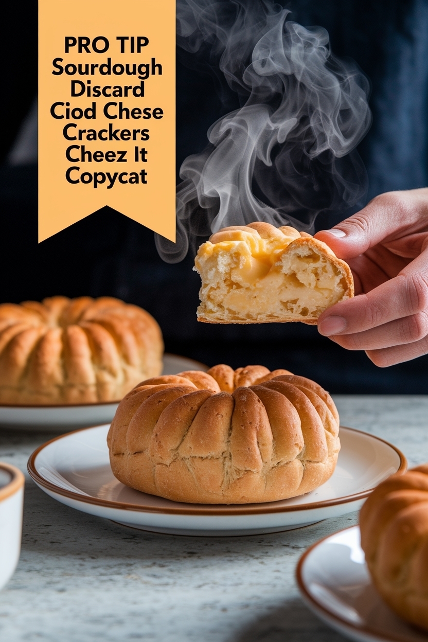 sourdough discard cheese crackers cheez it copycat
