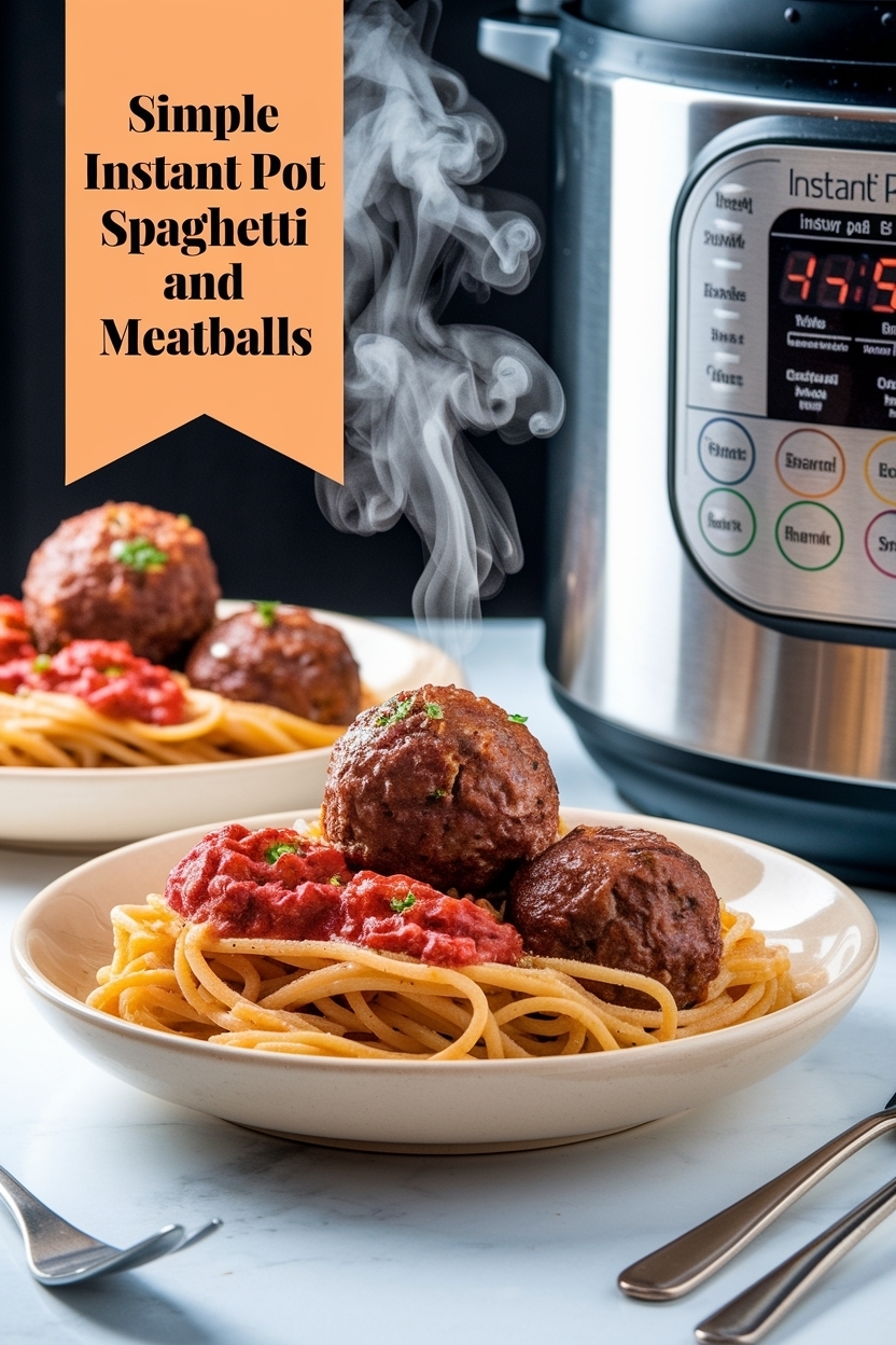 instant pot spaghetti and meatballs