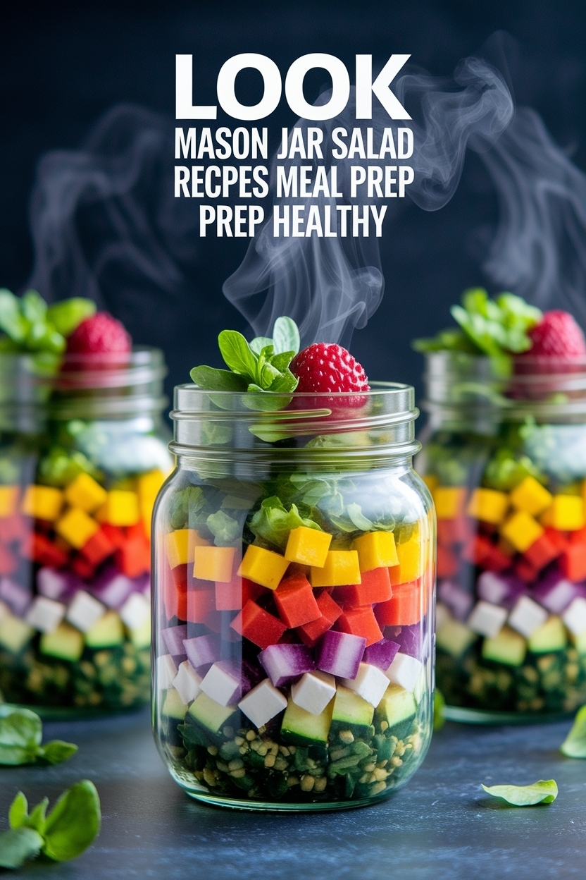 mason jar salad recipes meal prep healthy