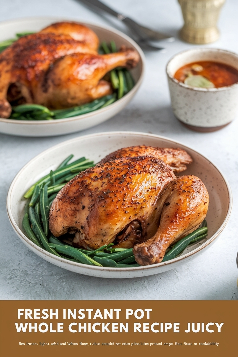 instant pot whole chicken recipe juicy