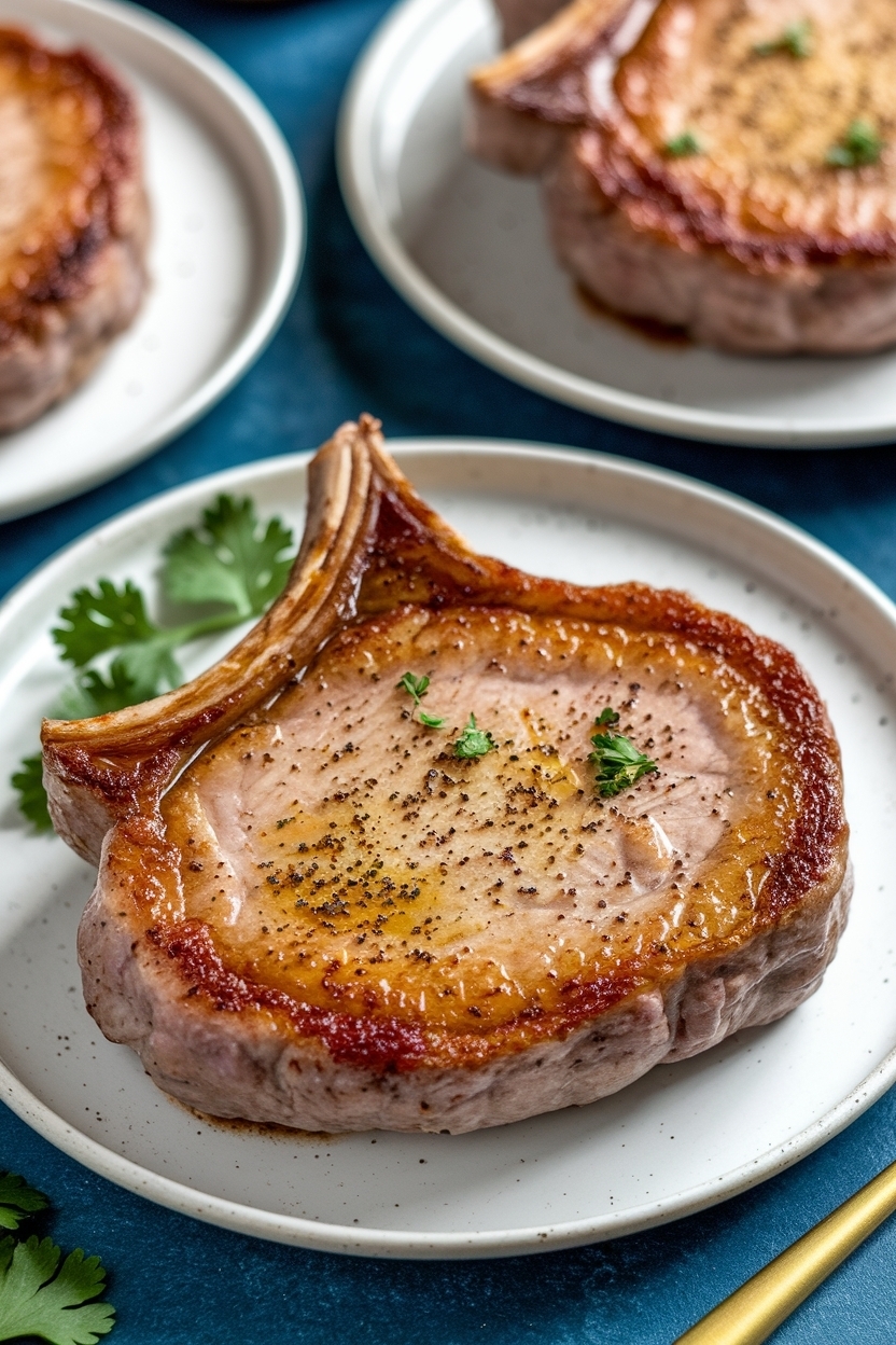 air fryer pork chops recipe juicy