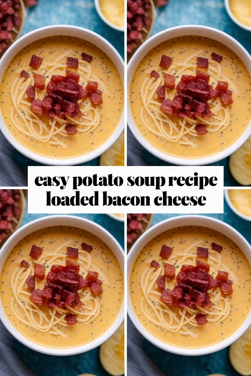potato soup recipe loaded bacon cheese