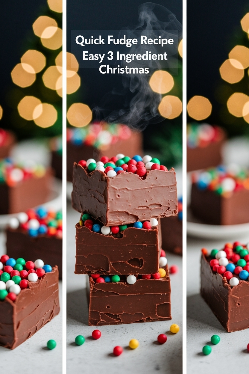 fudge recipe easy 3 ingredient christmas