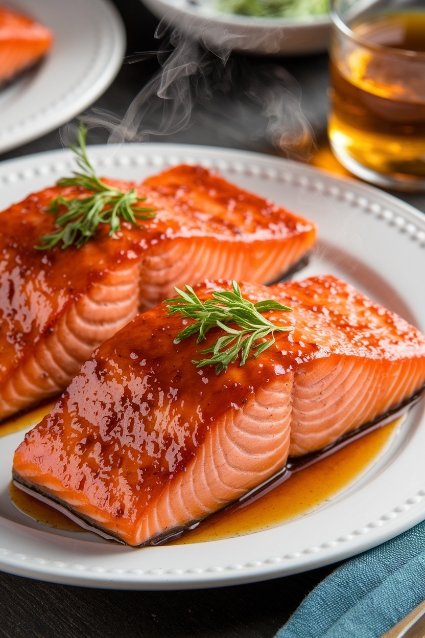 honey glazed salmon recipe baked