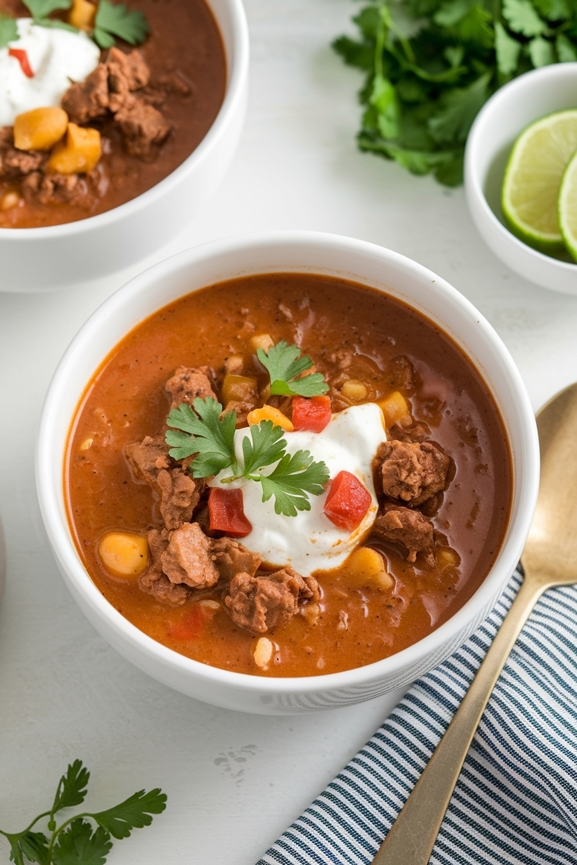 crockpot taco soup recipe with ranch seasoning - Extra Photo