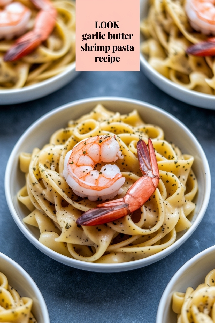 garlic butter shrimp pasta recipe