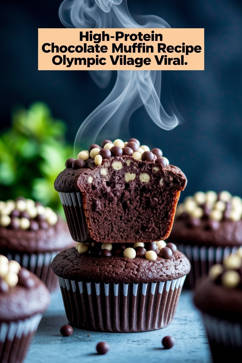 chocolate muffin recipe olympic village viral