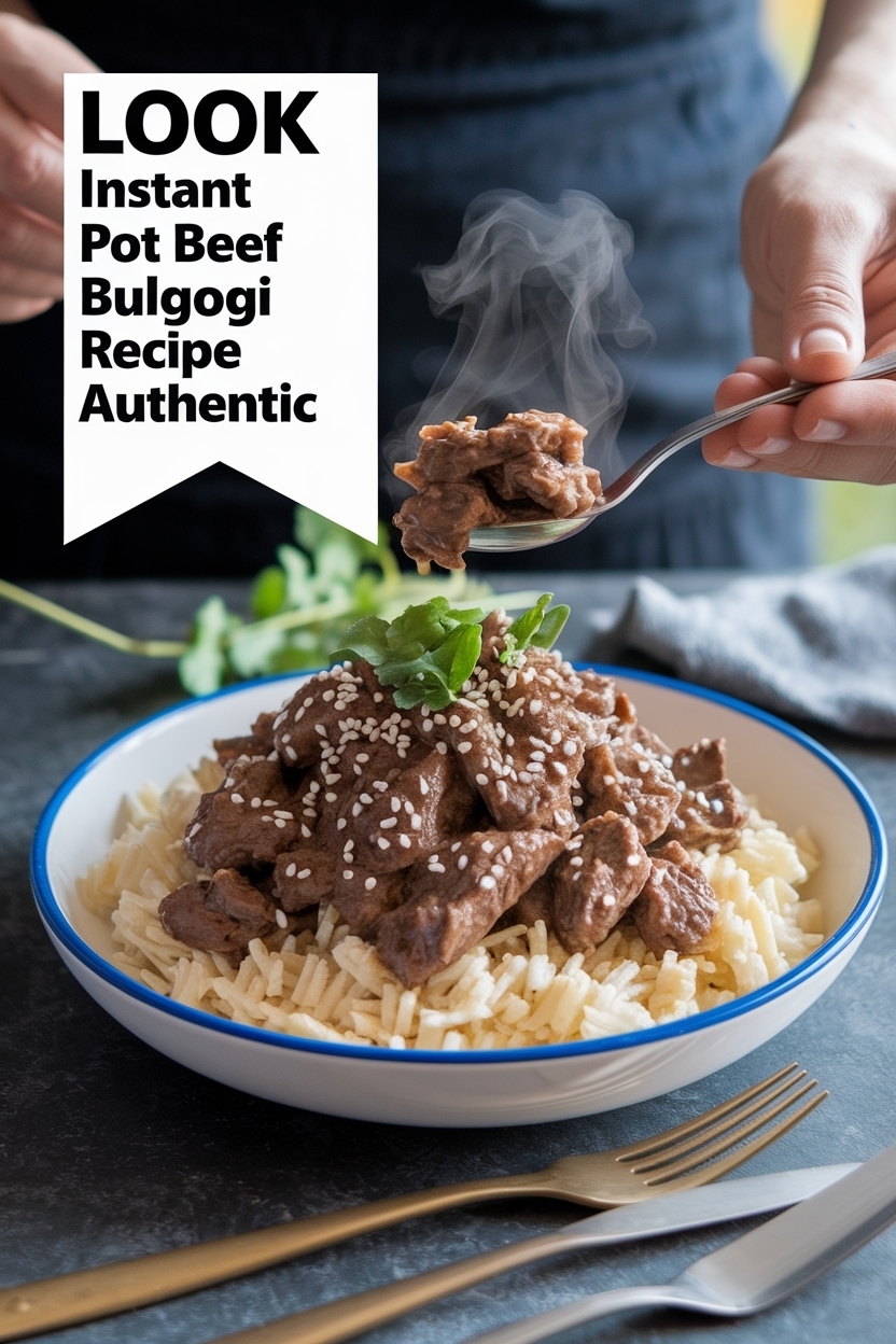 instant pot beef bulgogi recipe authentic