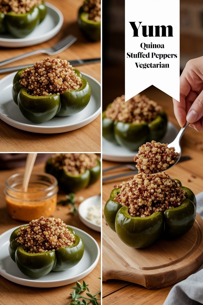 quinoa stuffed peppers vegetarian