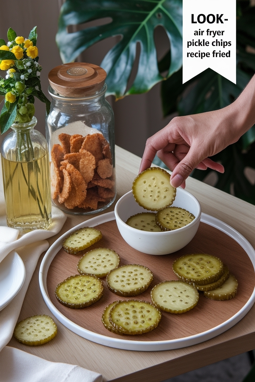 air fryer pickle chips recipe fried