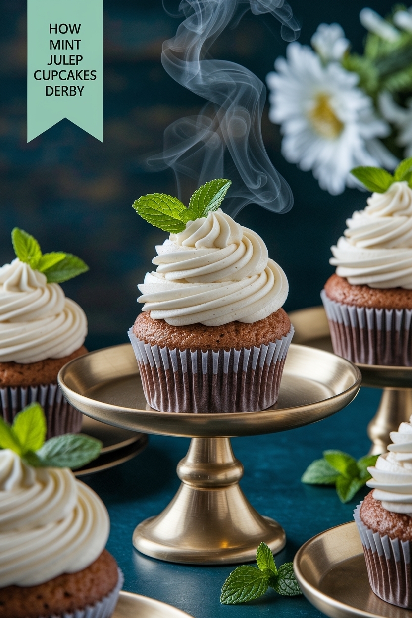 mint julep cupcakes derby