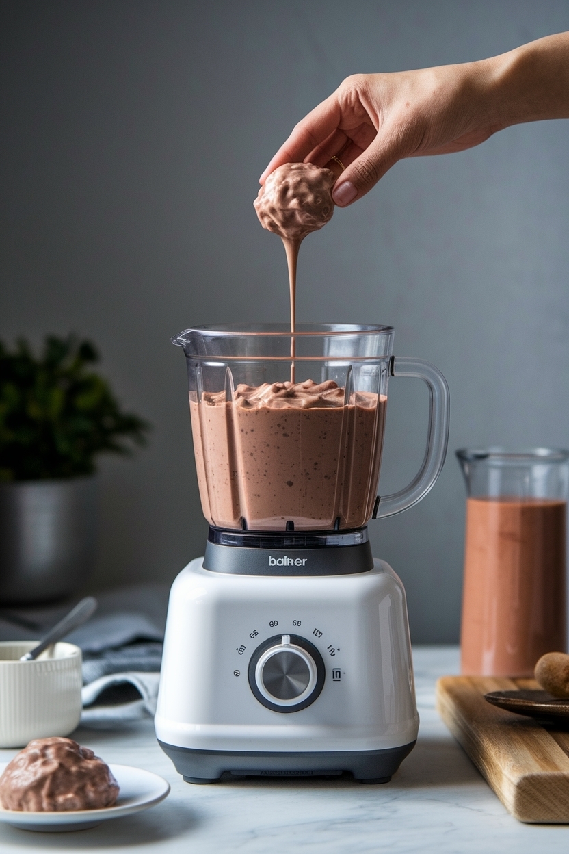 cottage cheese chocolate pudding blender