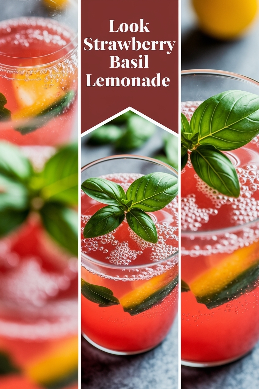 strawberry basil lemonade