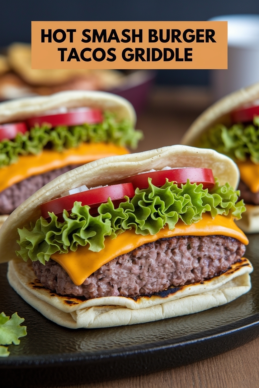 smash burger tacos griddle