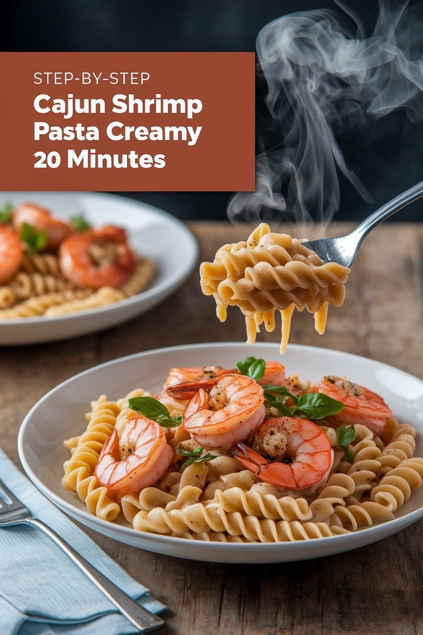 cajun shrimp pasta creamy 20 minutes