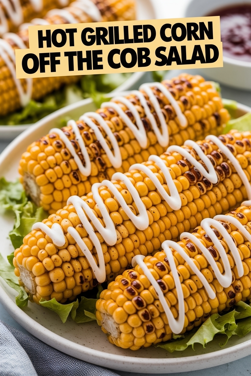 grilled corn elote off the cob salad