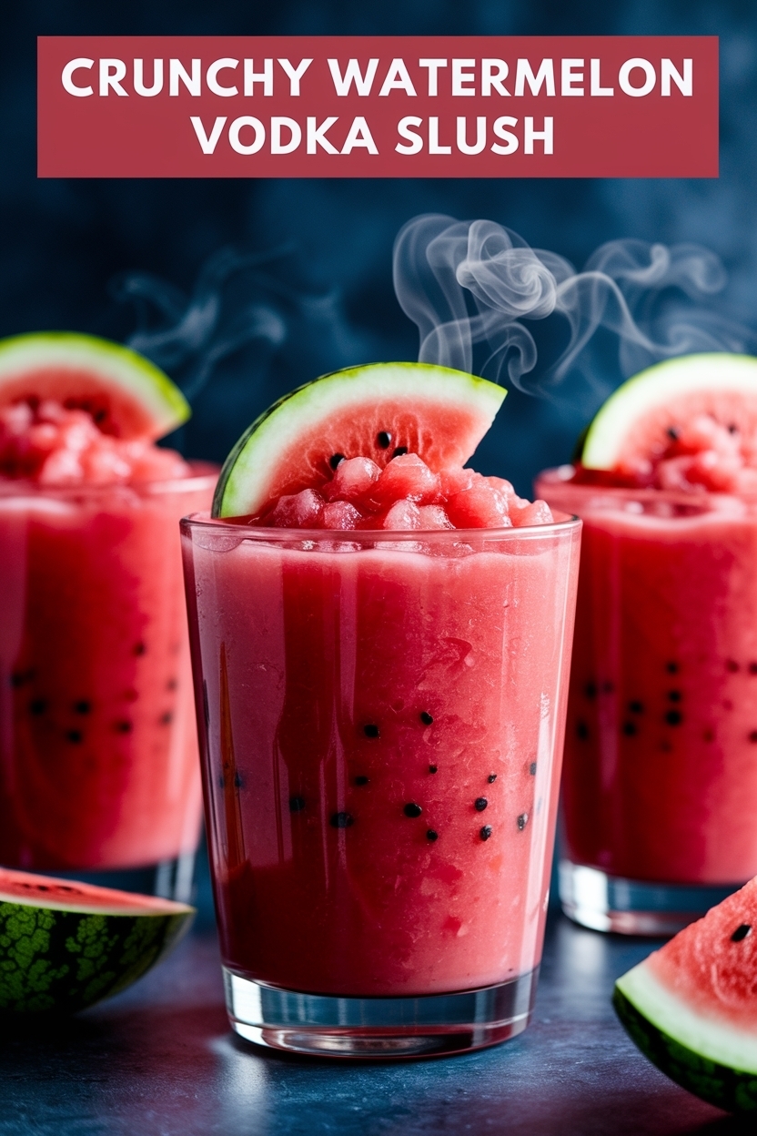 watermelon vodka slush