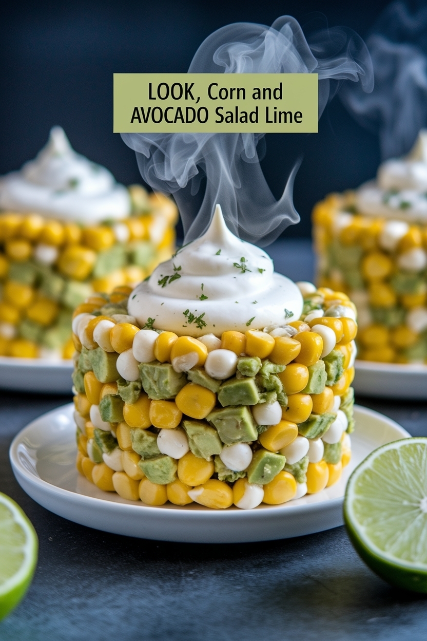 corn and avocado salad lime