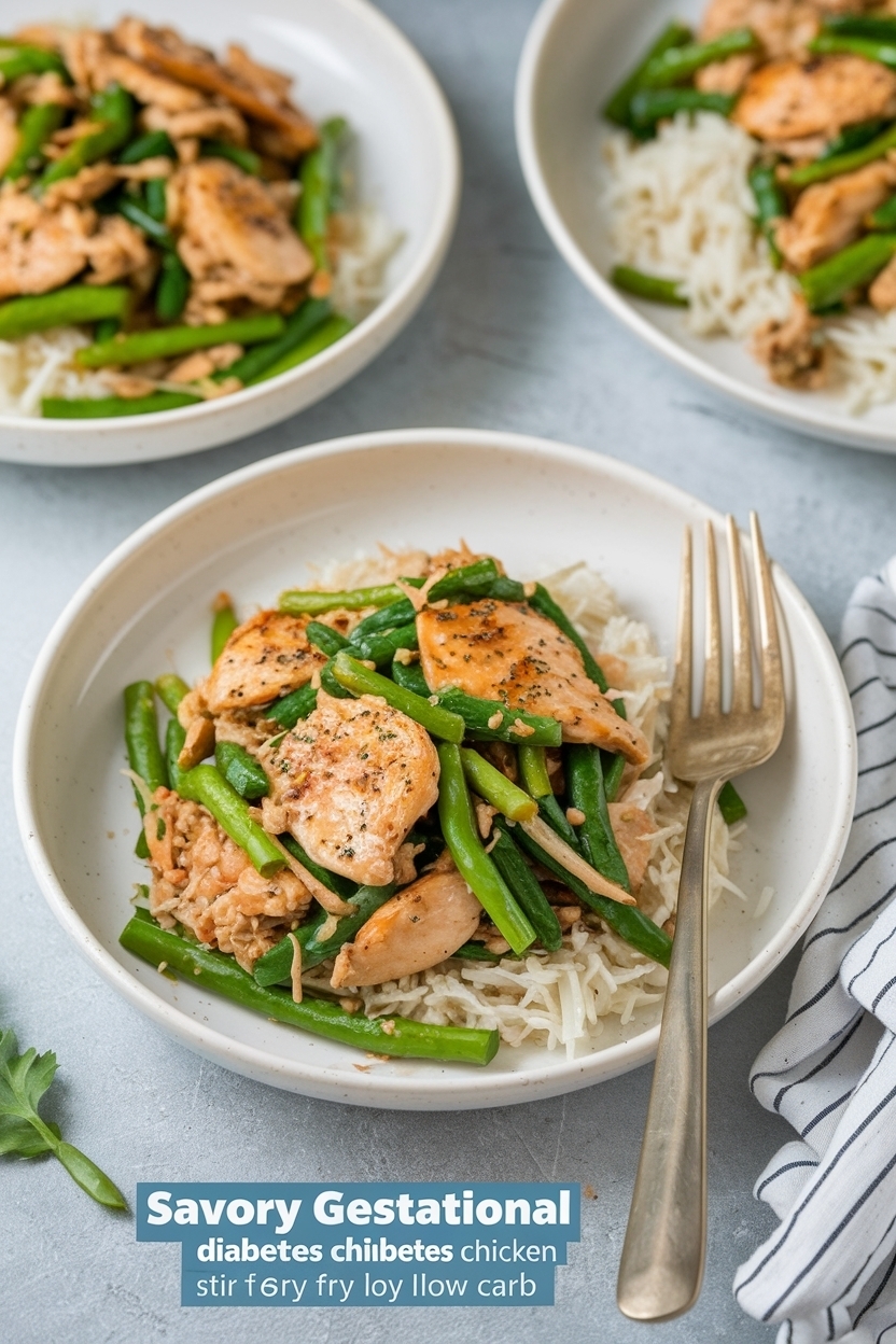 gestational diabetes chicken stir fry low carb