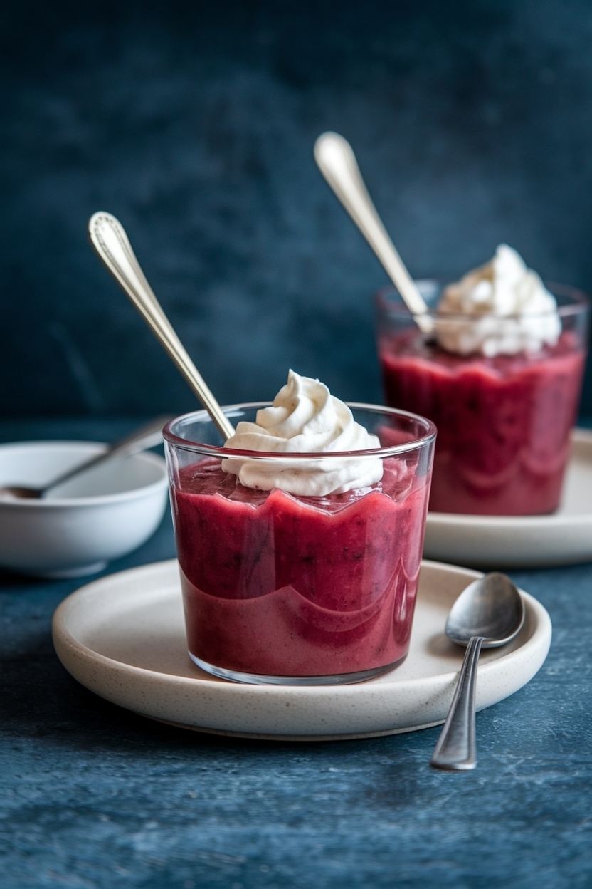 rhubarb compote vanilla