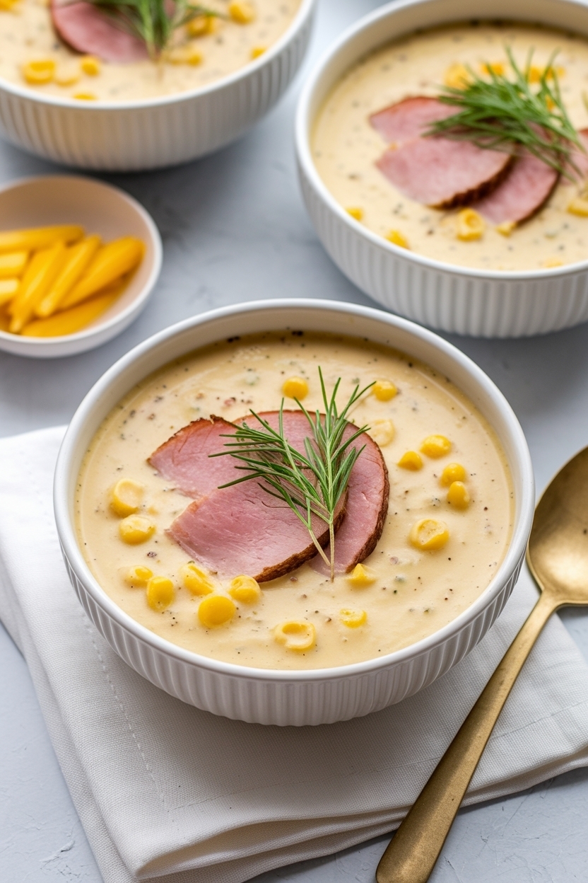 leftover ham potato corn chowder