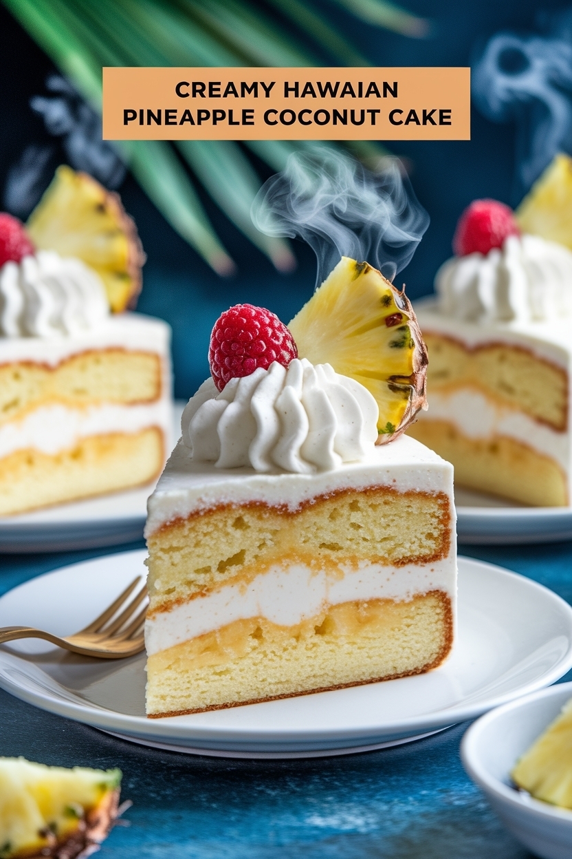 hawaiian pineapple coconut cake