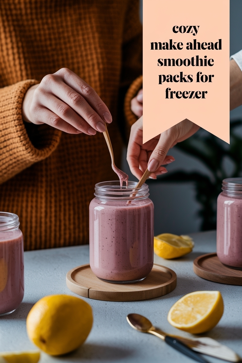 make ahead smoothie packs for freezer