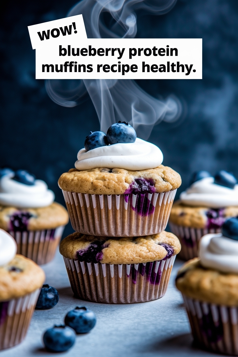 blueberry protein muffins recipe healthy