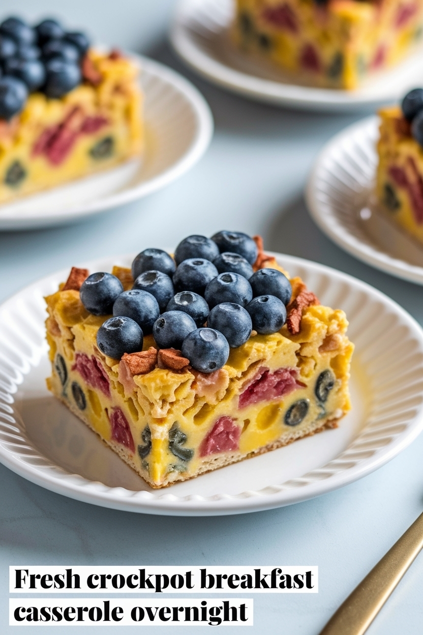 crockpot breakfast casserole overnight