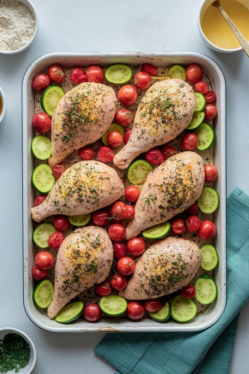 sheet pan chicken and vegetables easy