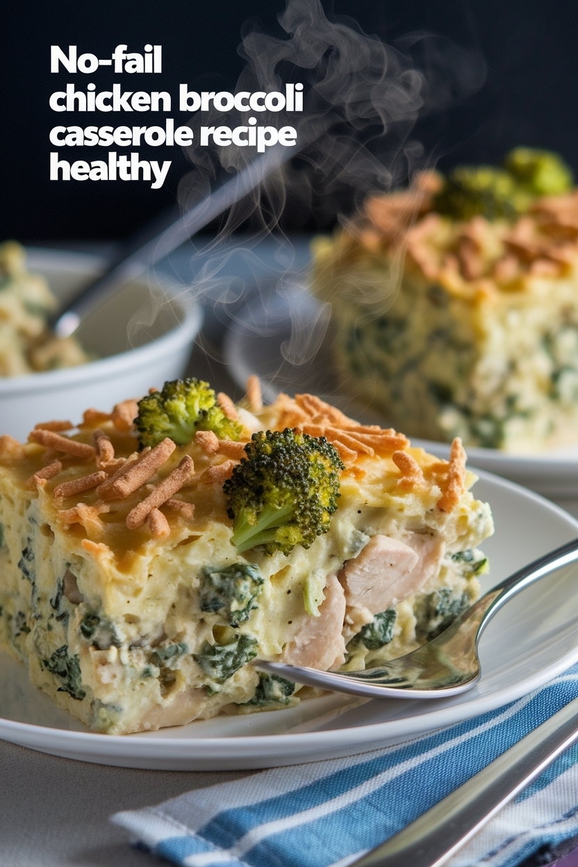 chicken broccoli casserole recipe healthy