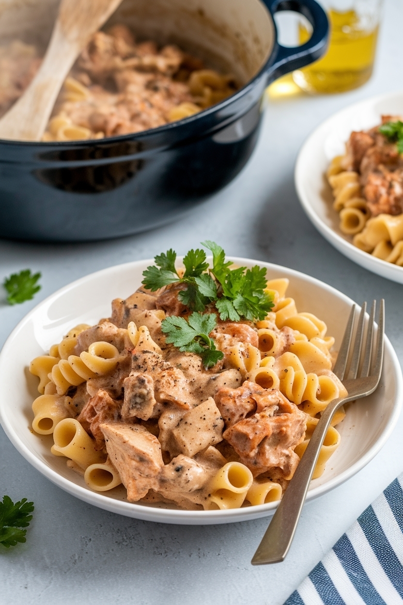 cajun chicken pasta creamy one pot