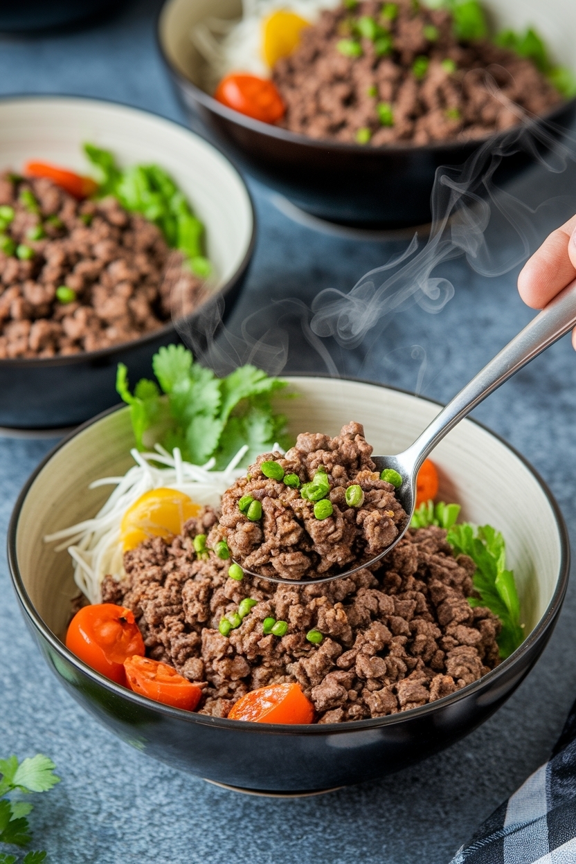korean ground beef bowl recipe easy