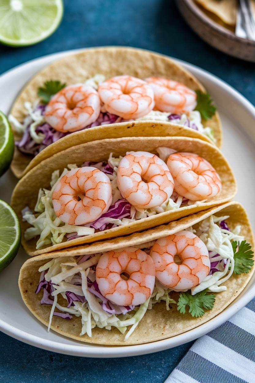 shrimp tacos recipe easy with slaw